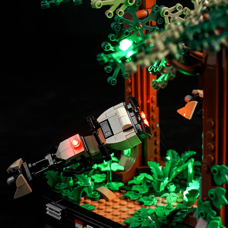 Light Kit For Endor Speeder Chase Diorama 75353
