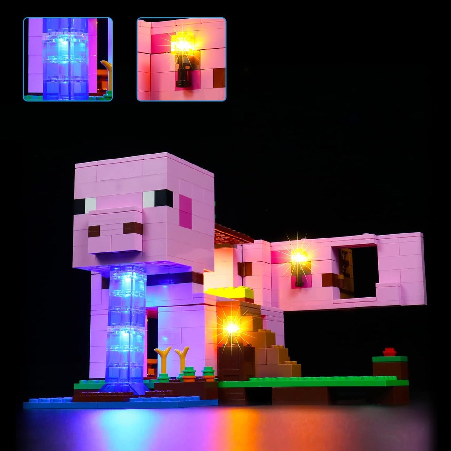 Light Kit for LEGO Minecraft Pig House 21170