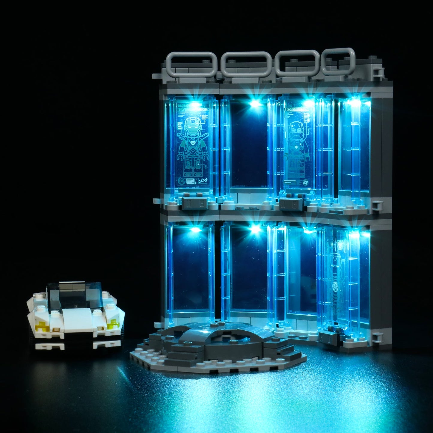 Light Kit For Iron Man Armory 76216