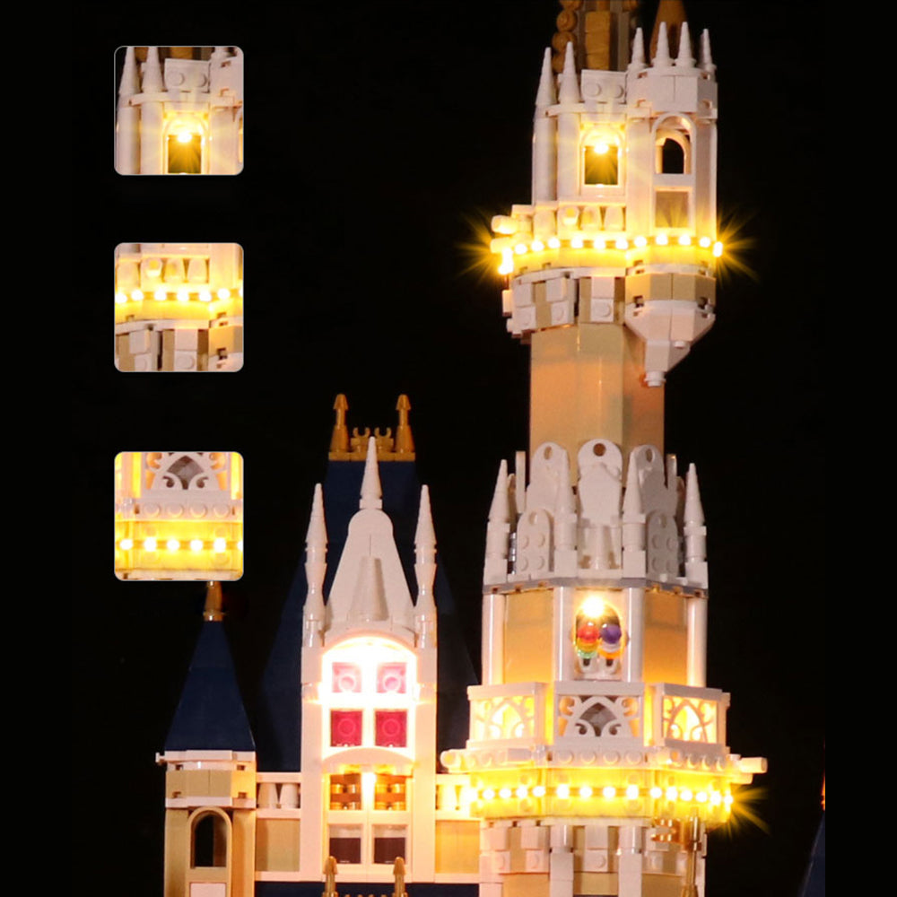 Light Kit For Disney Castle 71040