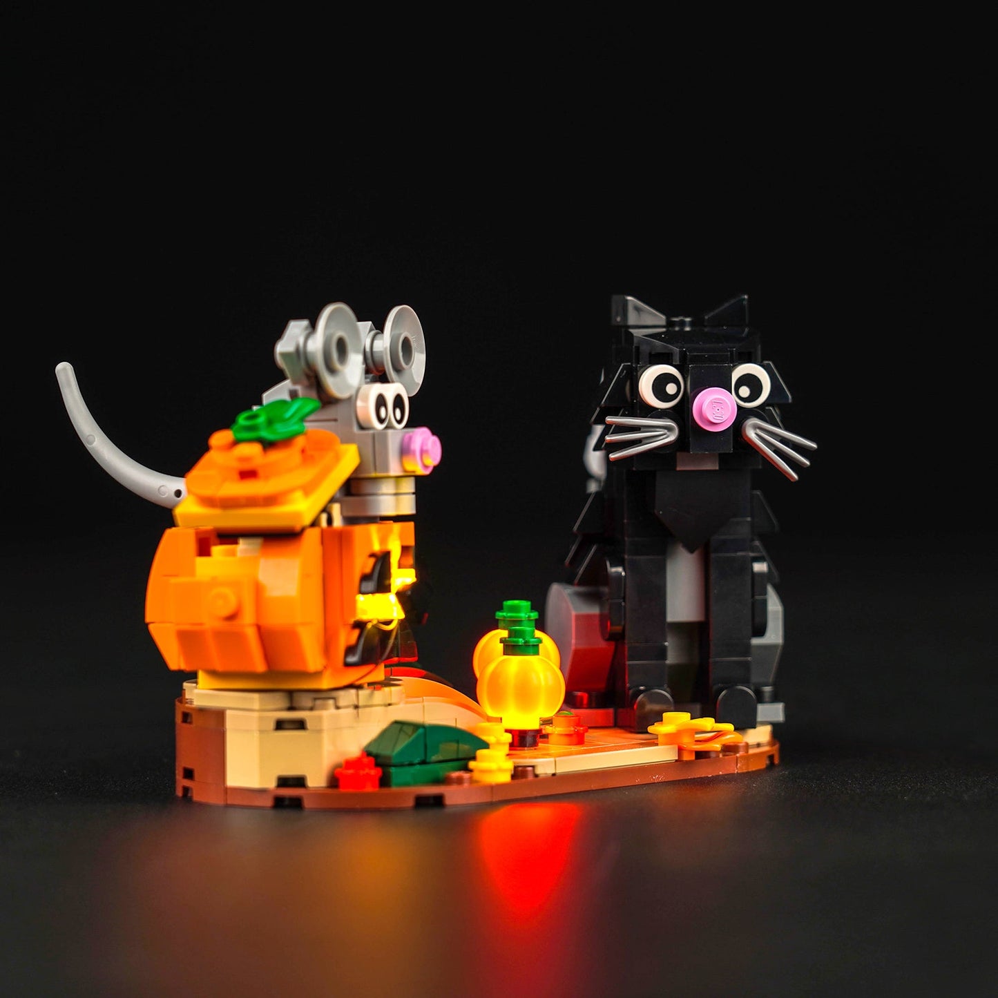 Light Kit For LEGO Halloween Cat & Mouse 40570
