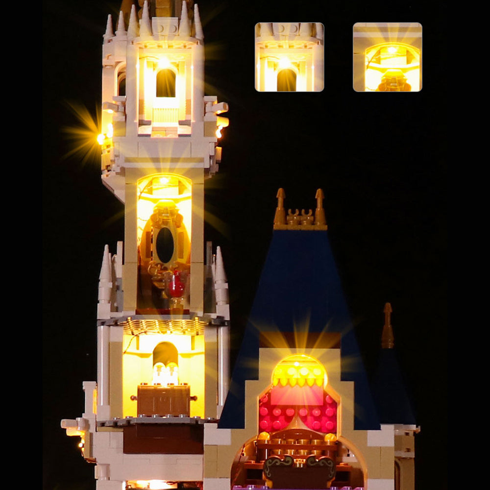 Light Kit For Disney Castle 71040