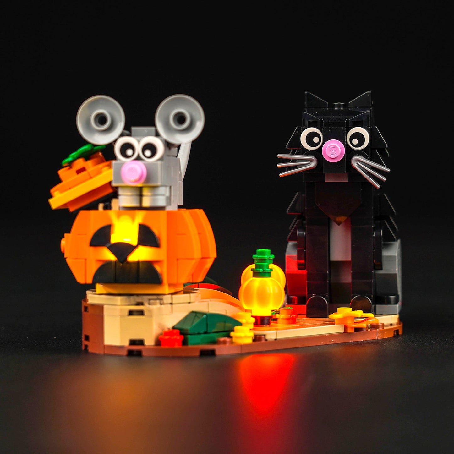 Light Kit For LEGO Halloween Cat & Mouse 40570