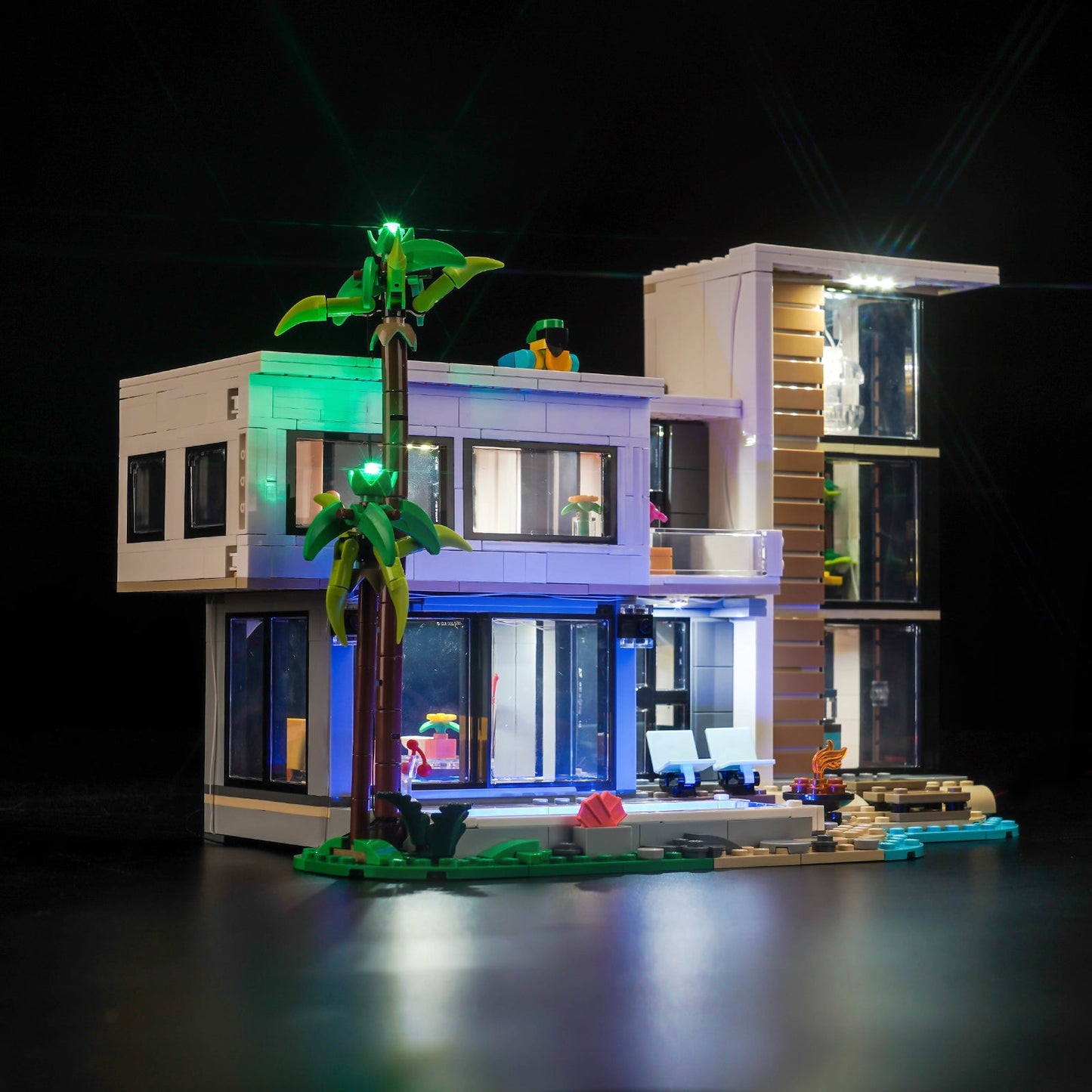 Light Kit for LEGO Creator 3-in-1 Modern House 31153