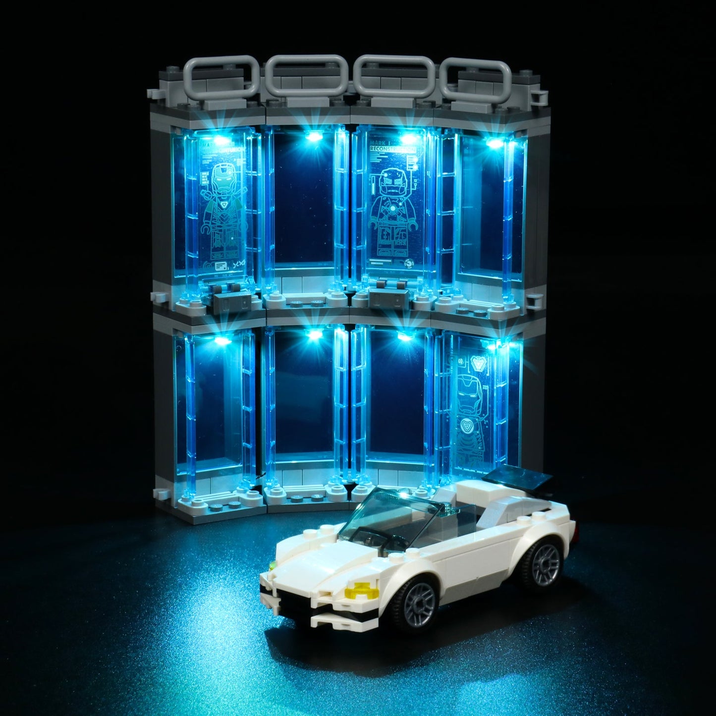 Light Kit For Iron Man Armory 76216