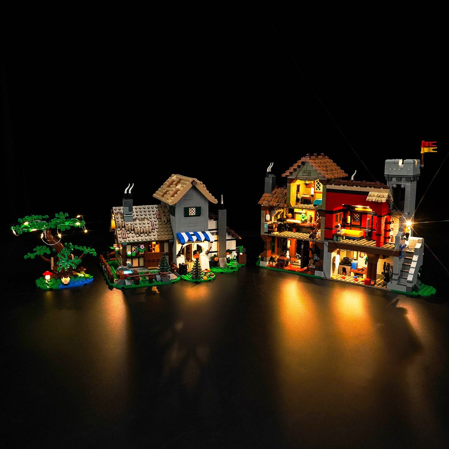 Light Kit for LEGO Icons Medieval Town Square 10332