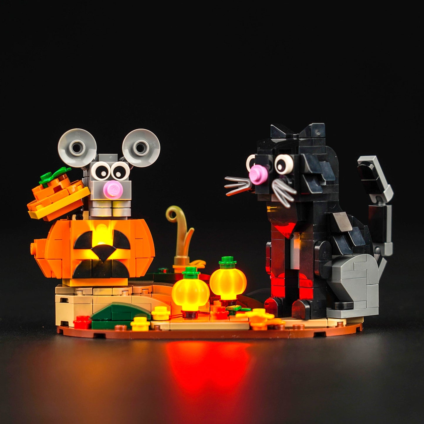 Light Kit For LEGO Halloween Cat & Mouse 40570