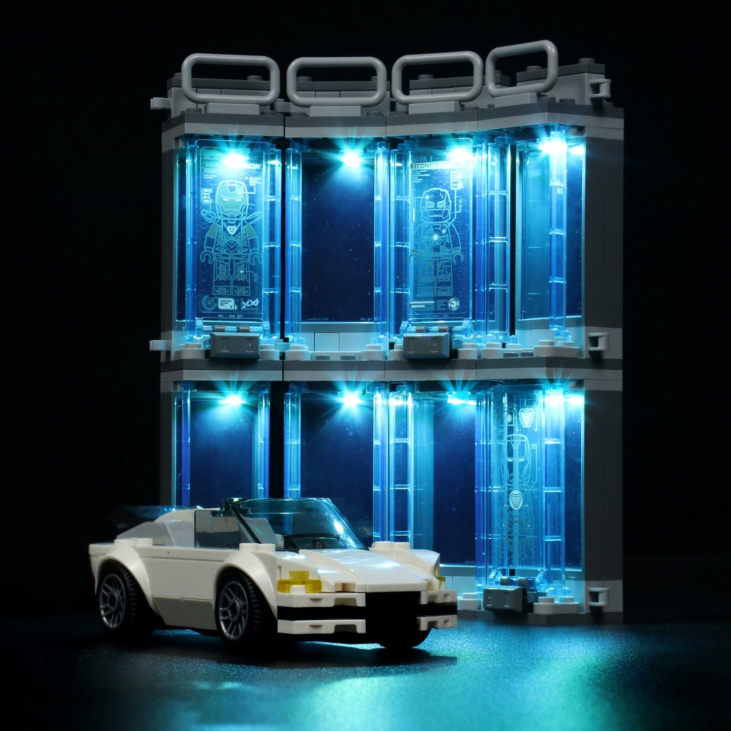 Light Kit For Iron Man Armory 76216