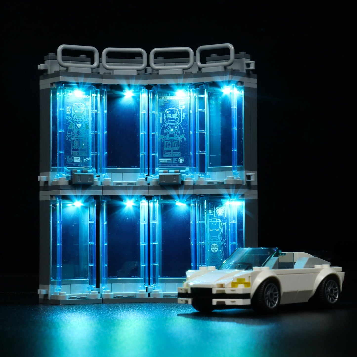 Light Kit For Iron Man Armory 76216