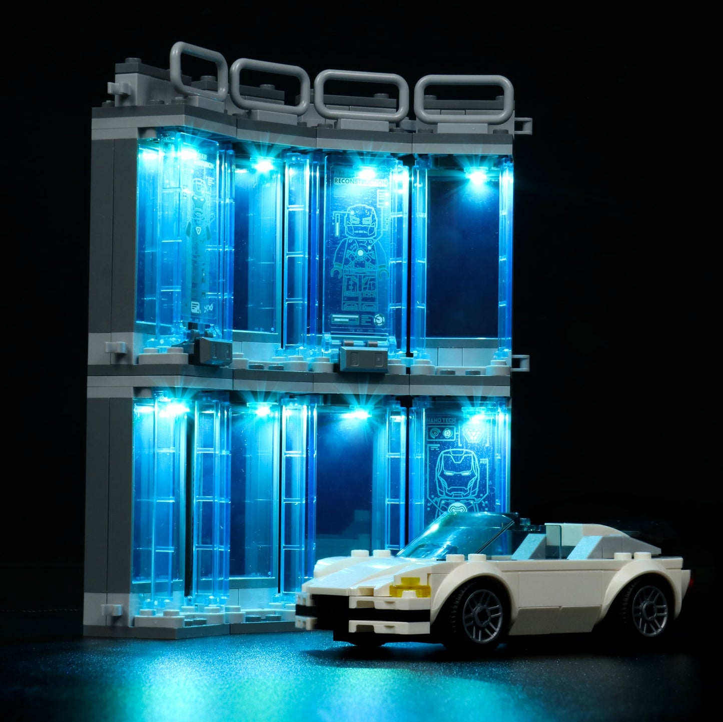Light Kit For Iron Man Armory 76216