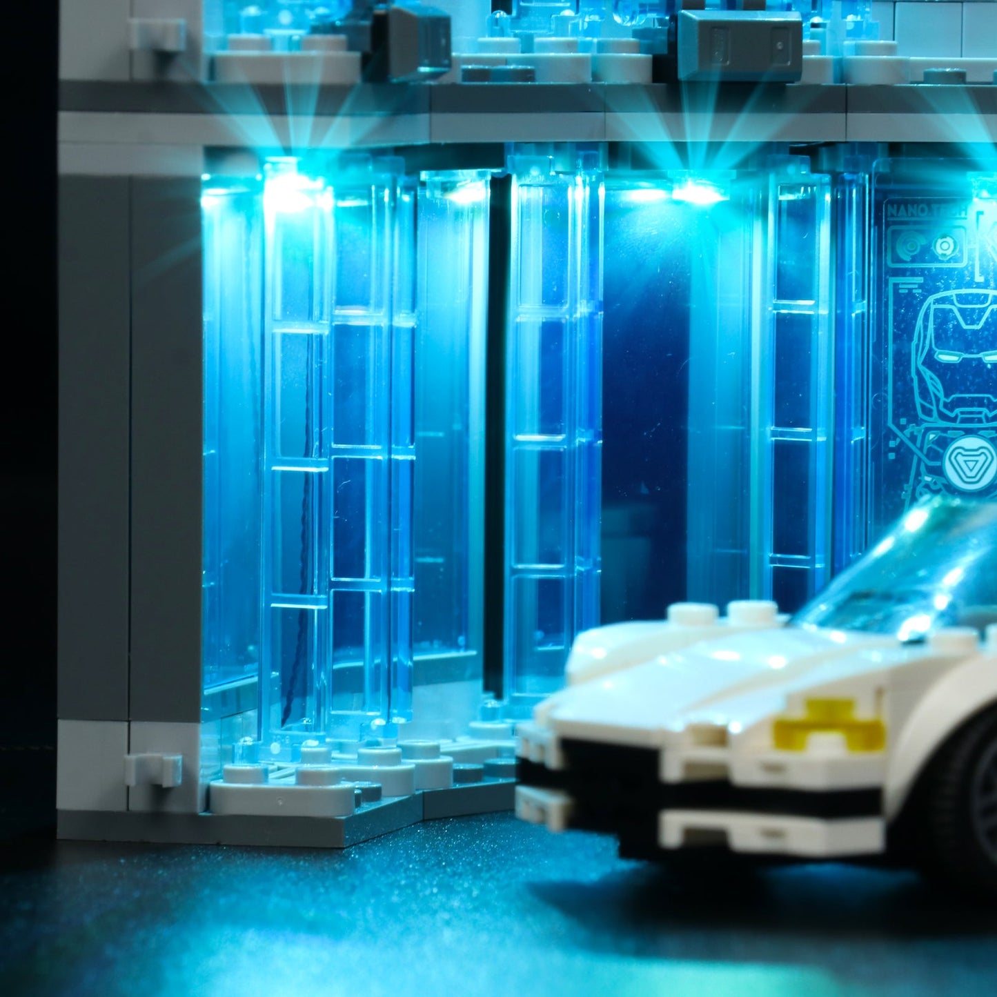 Light Kit For Iron Man Armory 76216