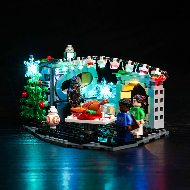 Light Kit for LEGO Millennium Falcon Holiday Diorama 40658