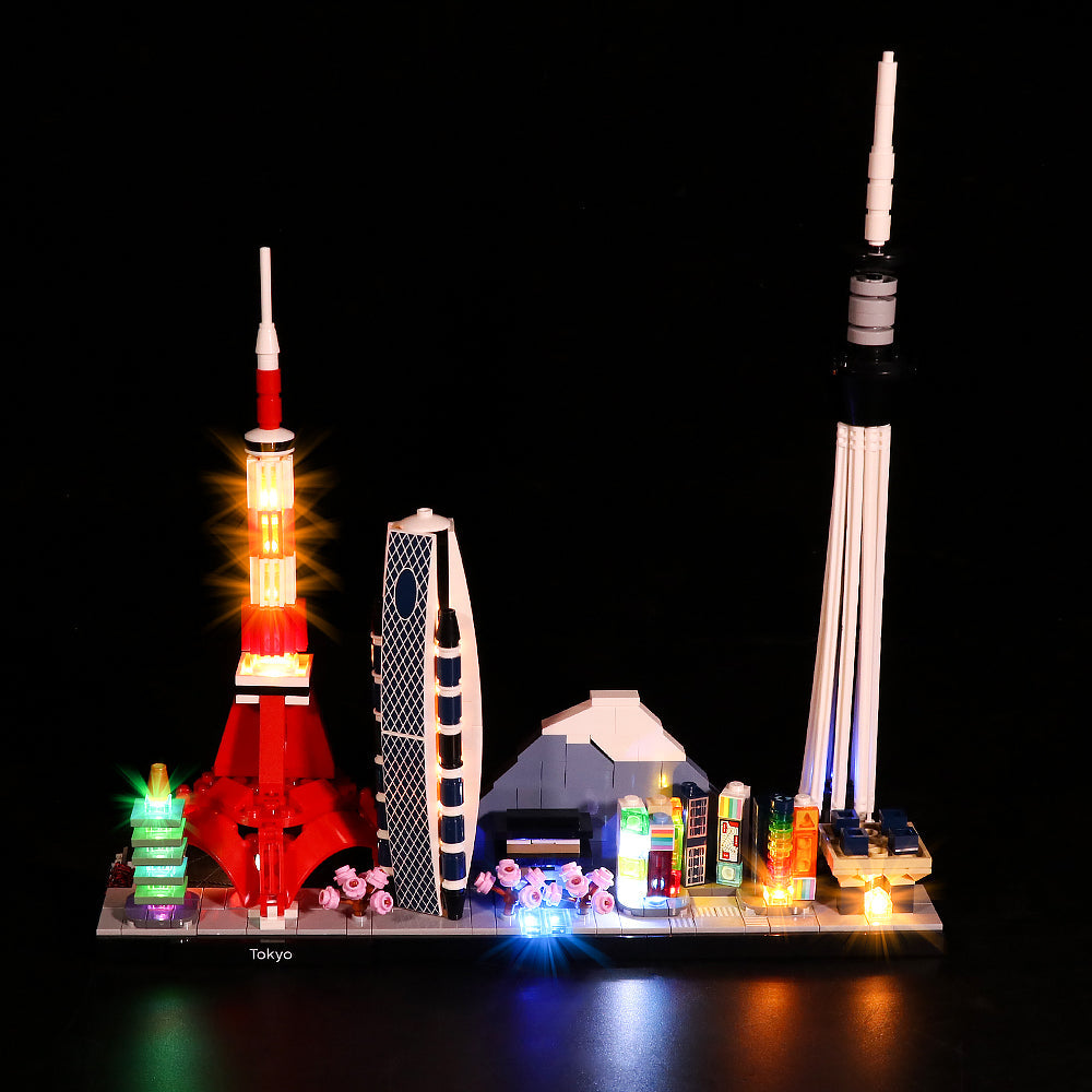Light Kit For LEGO City Skyline Series Tokyo 21051