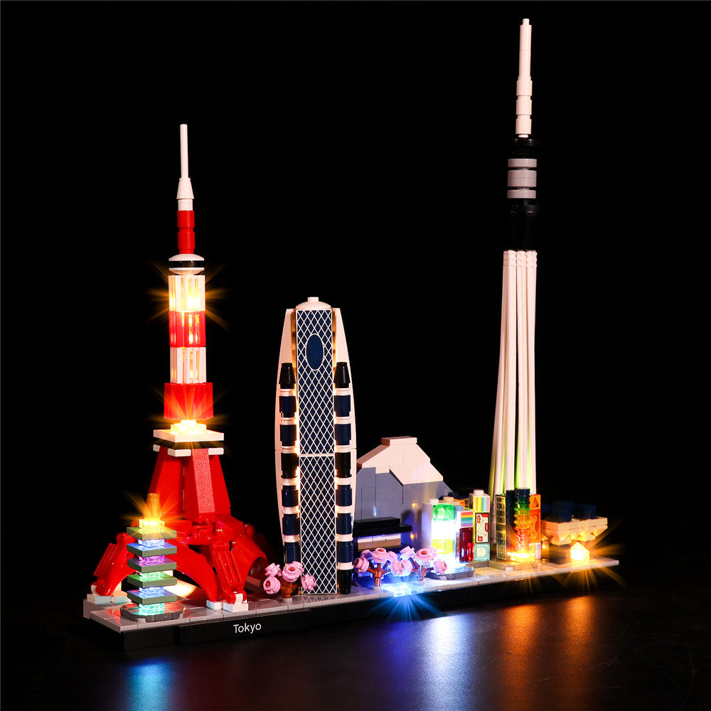 Light Kit For LEGO City Skyline Series Tokyo 21051