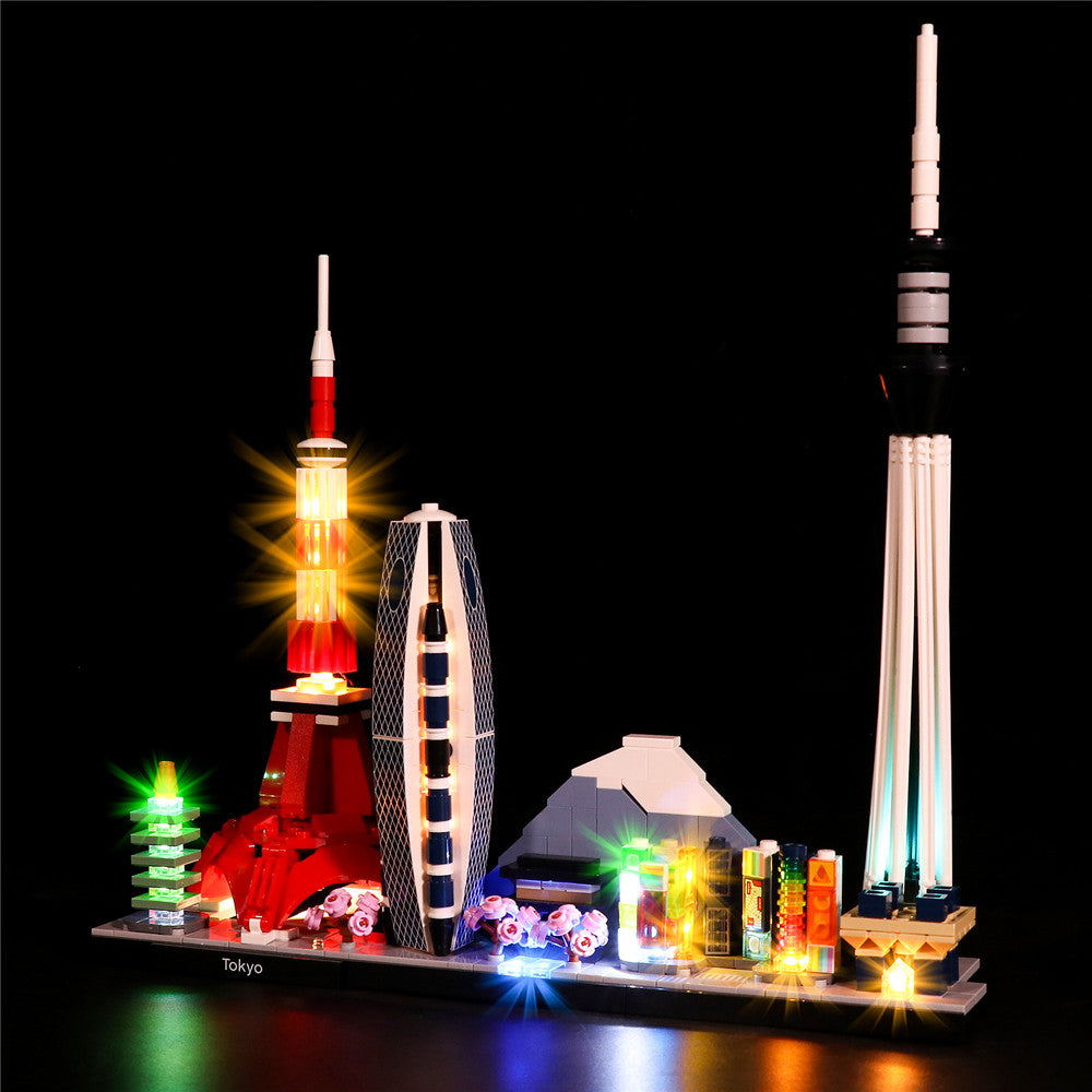 Light Kit For LEGO City Skyline Series Tokyo 21051