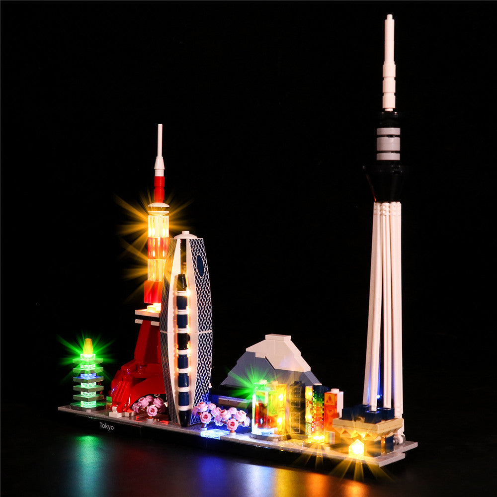 Light Kit For LEGO City Skyline Series Tokyo 21051