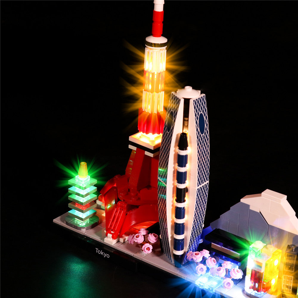 Light Kit For LEGO City Skyline Series Tokyo 21051