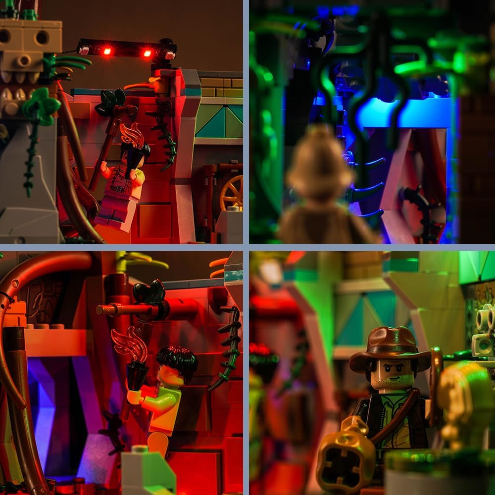 Light Kit For LEGO Temple of the Golden Idol 77015