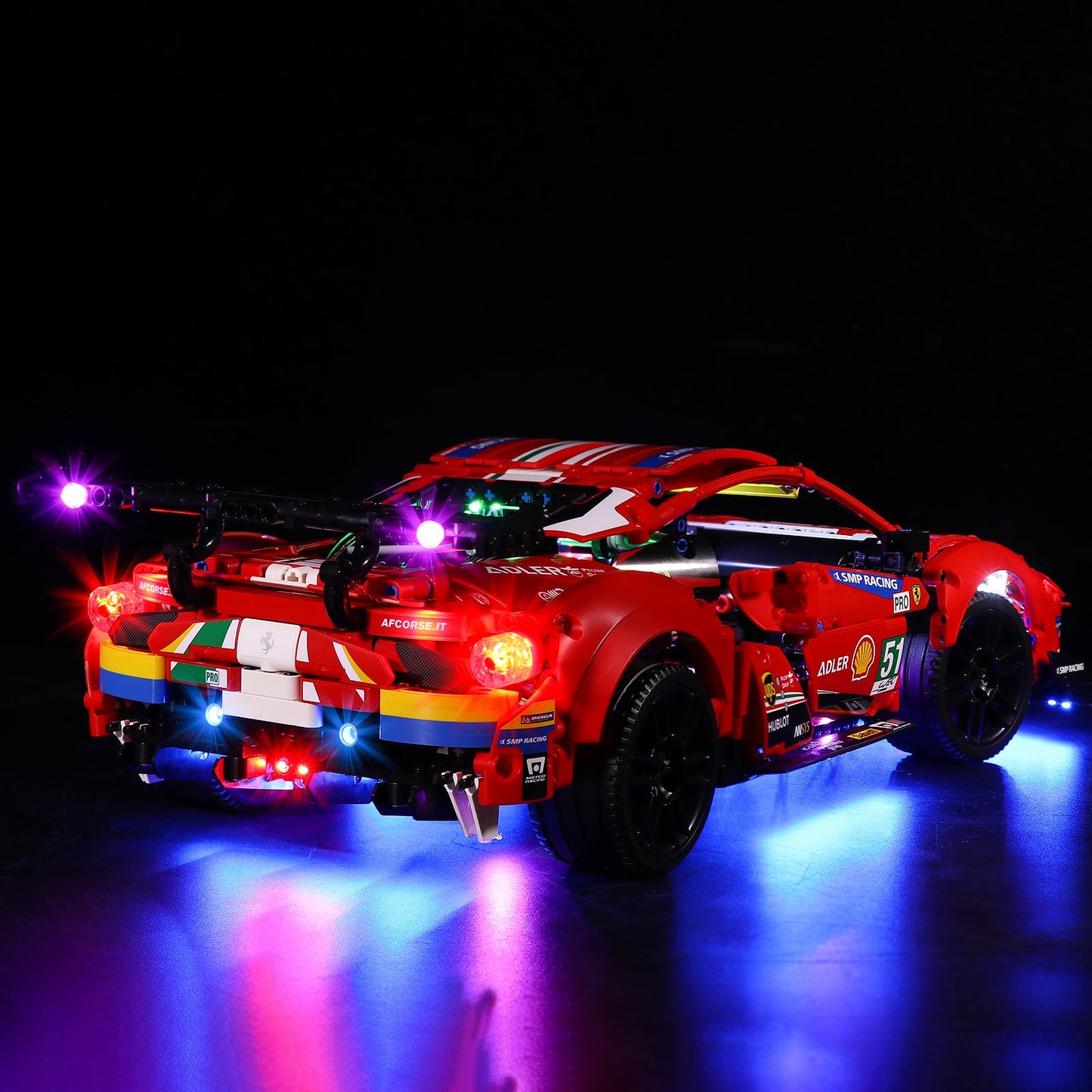 Light Kit for LEGO Ferrari 488 GTE “AF Corse #51” 42125