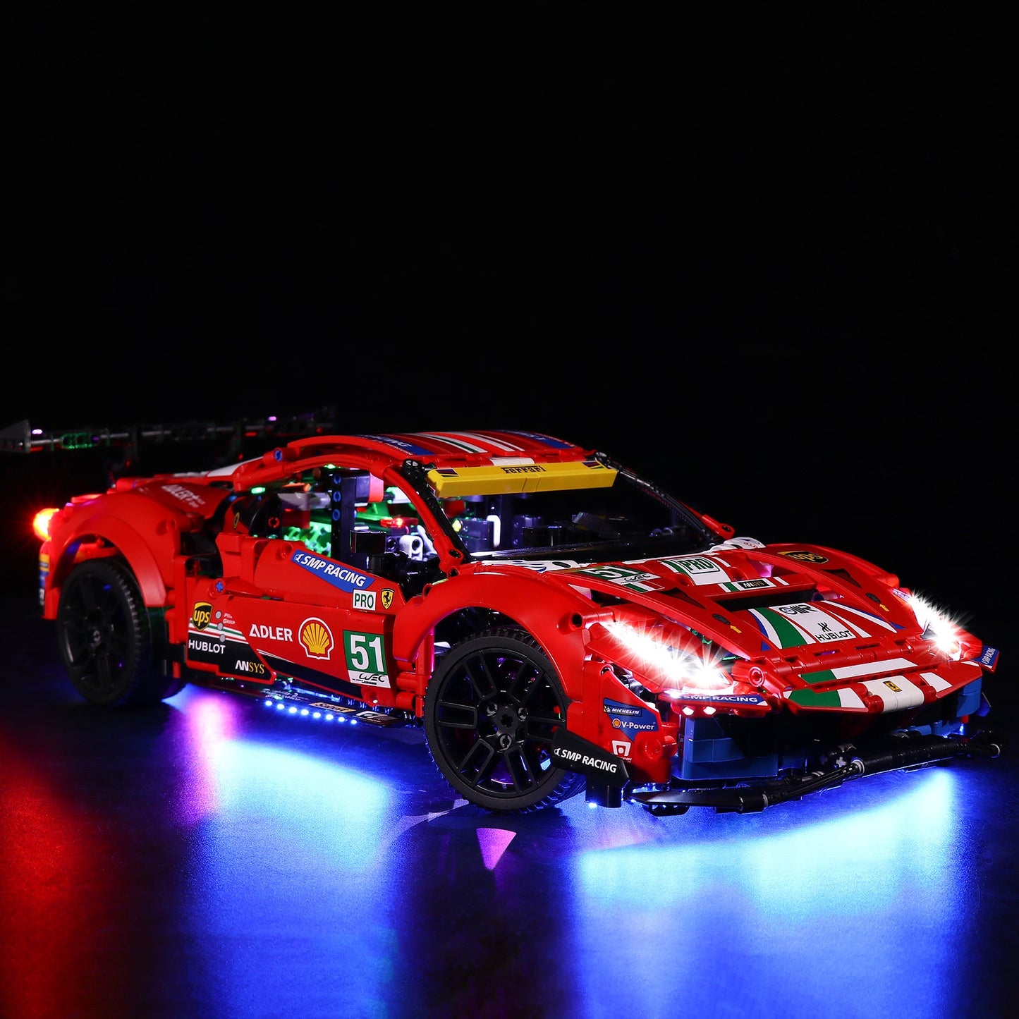 Light Kit for LEGO Ferrari 488 GTE “AF Corse #51” 42125