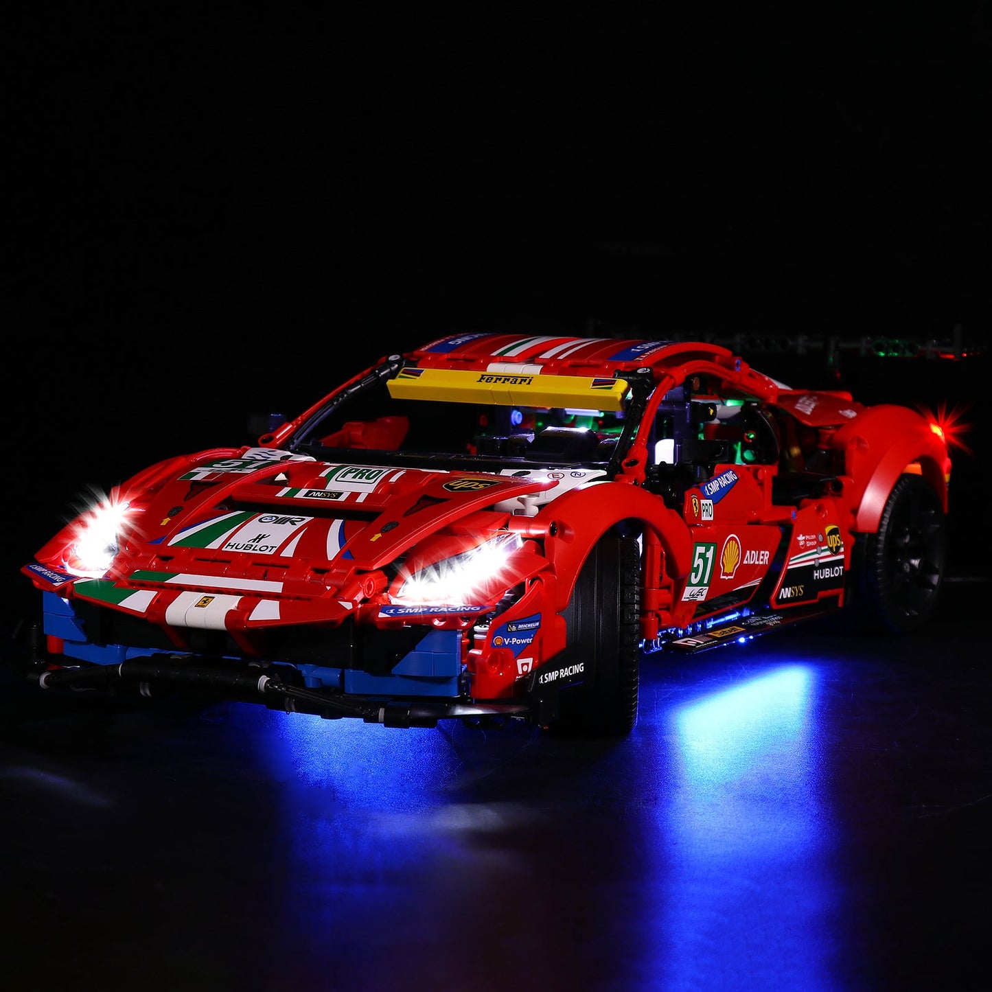 Light Kit for LEGO Ferrari 488 GTE “AF Corse #51” 42125