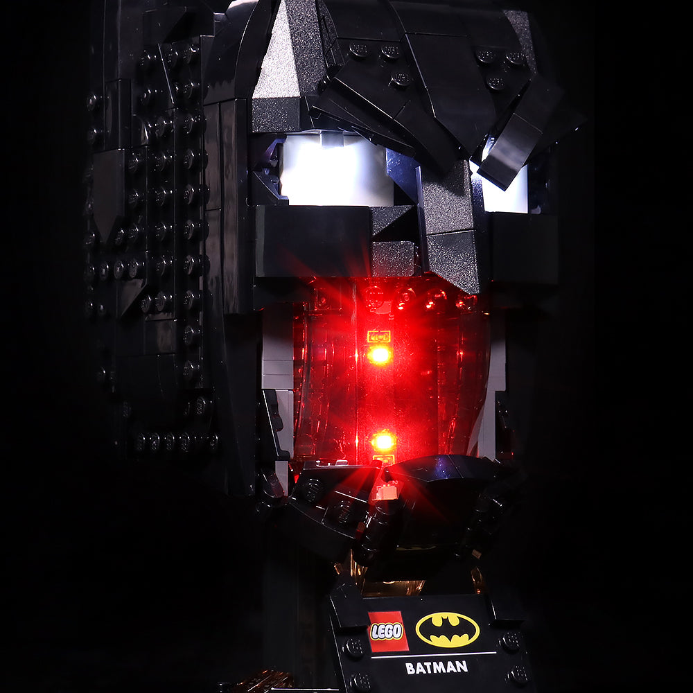 Light Kit For Batman Cowl 76182 With Remote Control
