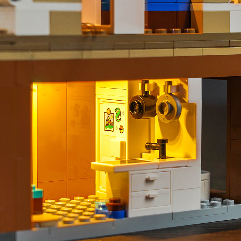 Light Kit for LEGO City Family House 60398