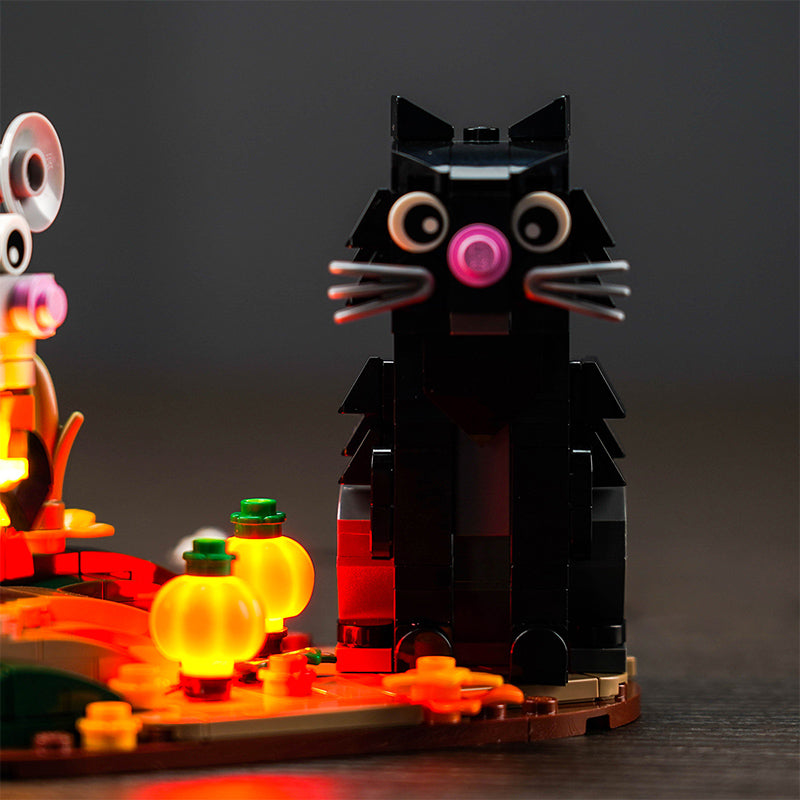 Light Kit For LEGO Halloween Cat & Mouse 40570