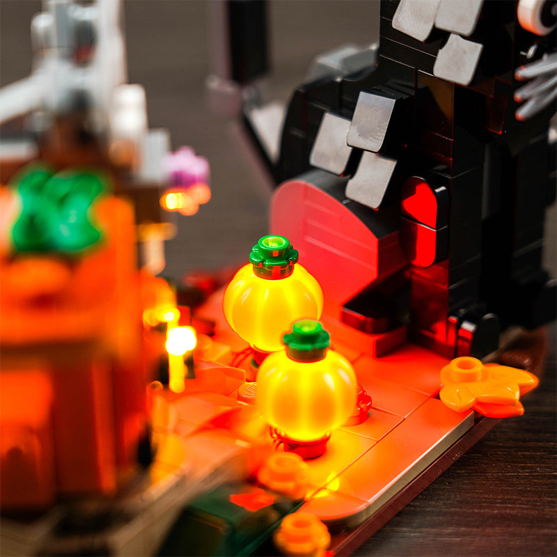 Light Kit For LEGO Halloween Cat & Mouse 40570