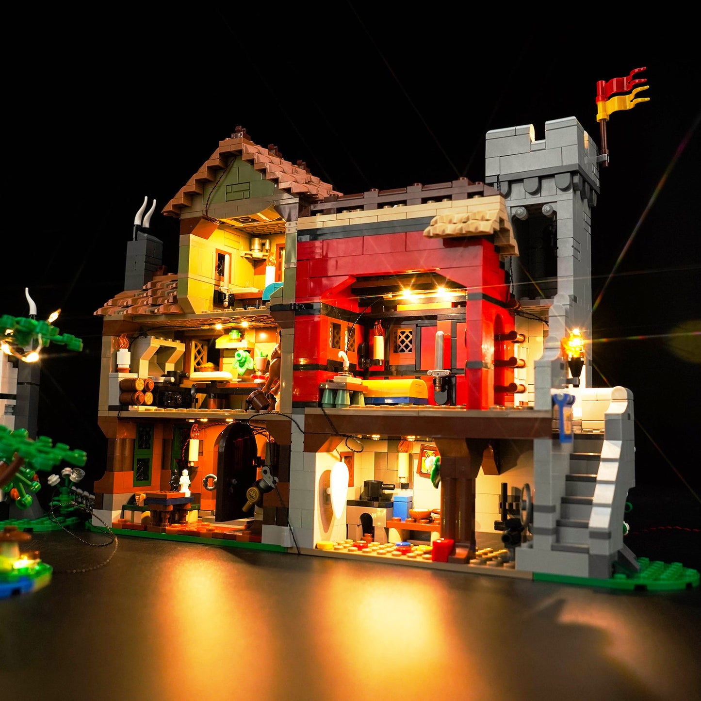 Light Kit for LEGO Icons Medieval Town Square 10332