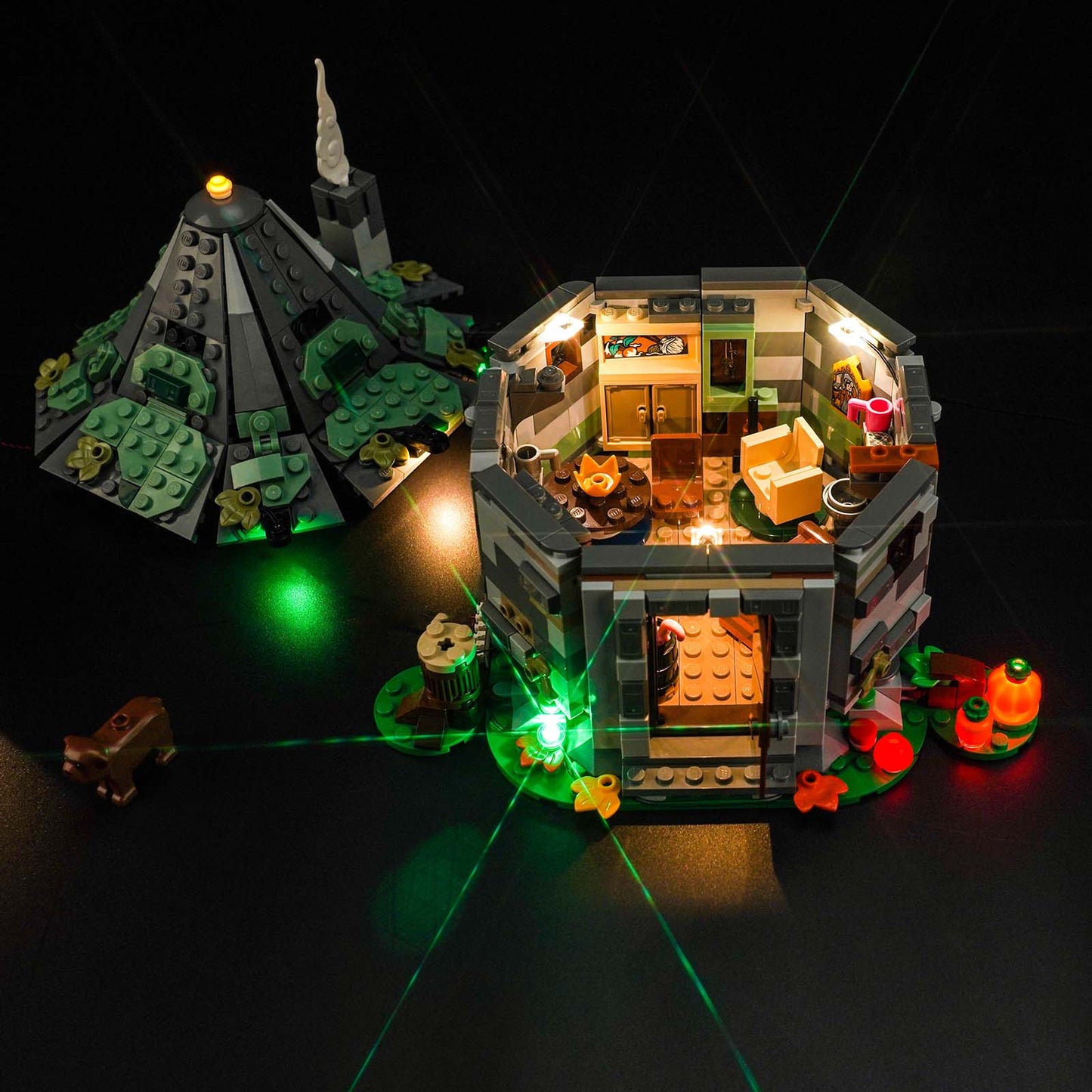 Light Kit for LEGO Hagrid's Hut: An Unexpected Visit 76428