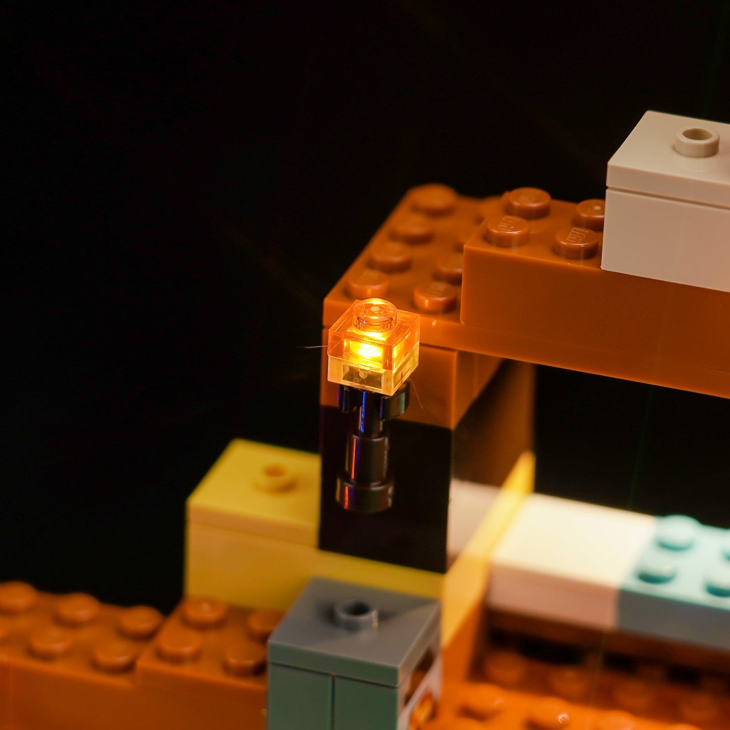 Light Kit for LEGO Minecraft The Badlands Mineshaft 21263