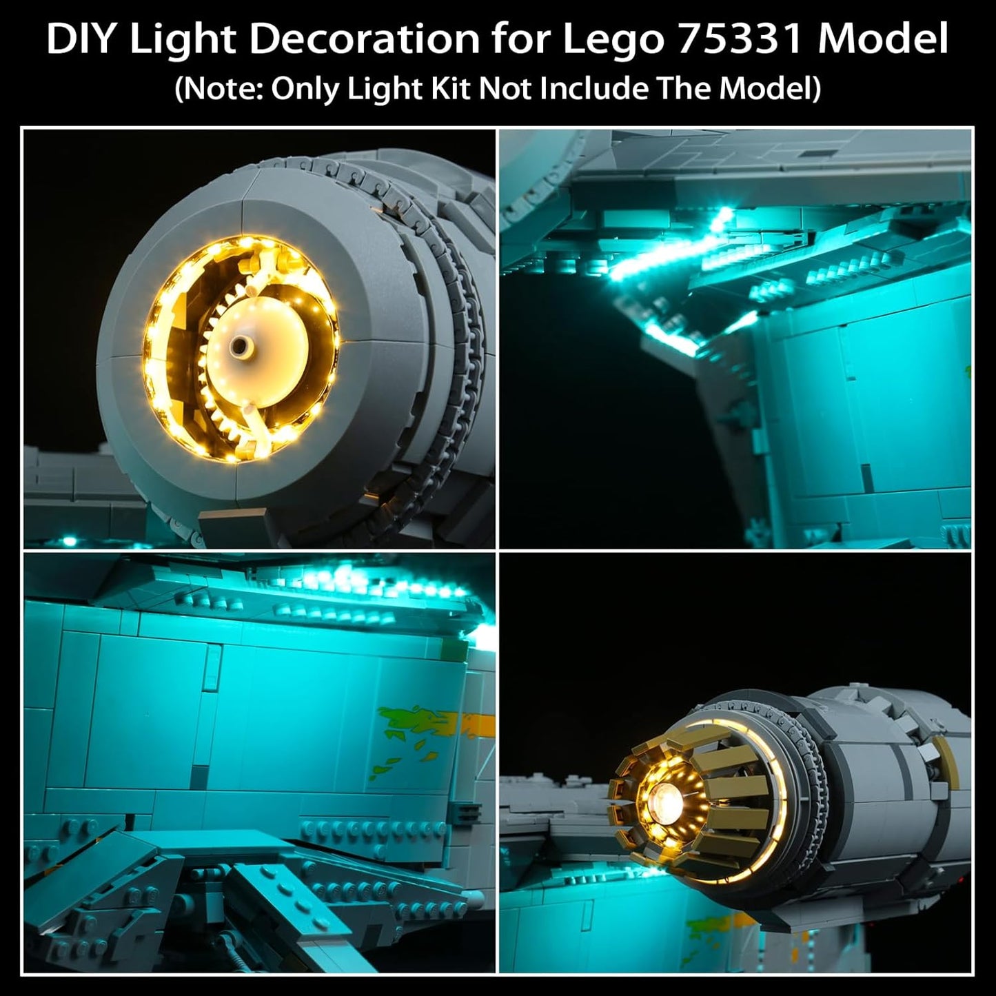 Light Kit for LEGO Star Wars The Razor Crest 75331