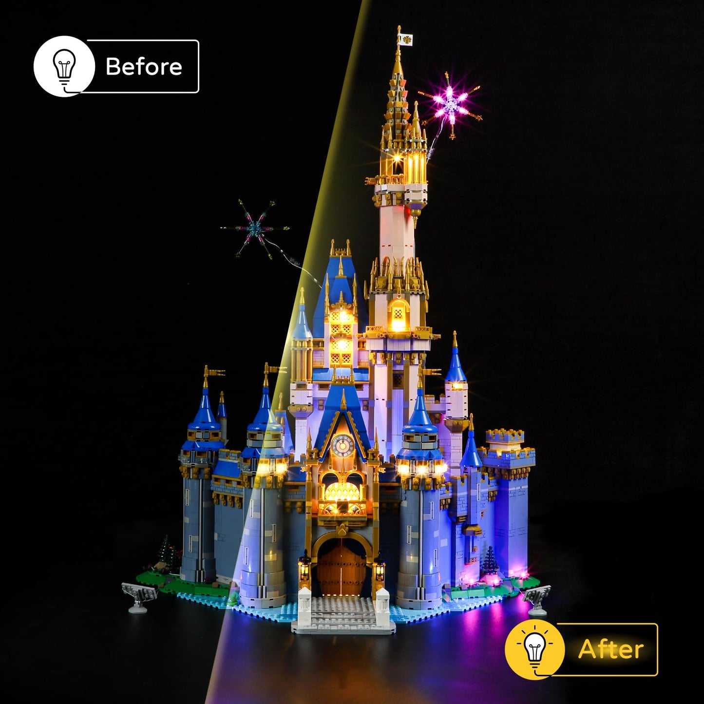 Light Kit For LEGO Disney Castle 43222