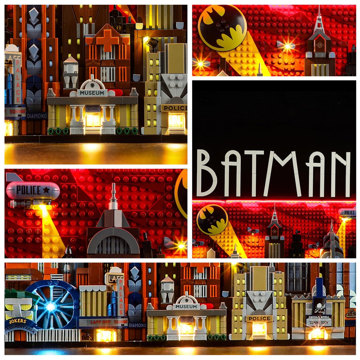 Light Kit For Batman: The Animated Series Gotham City 76271