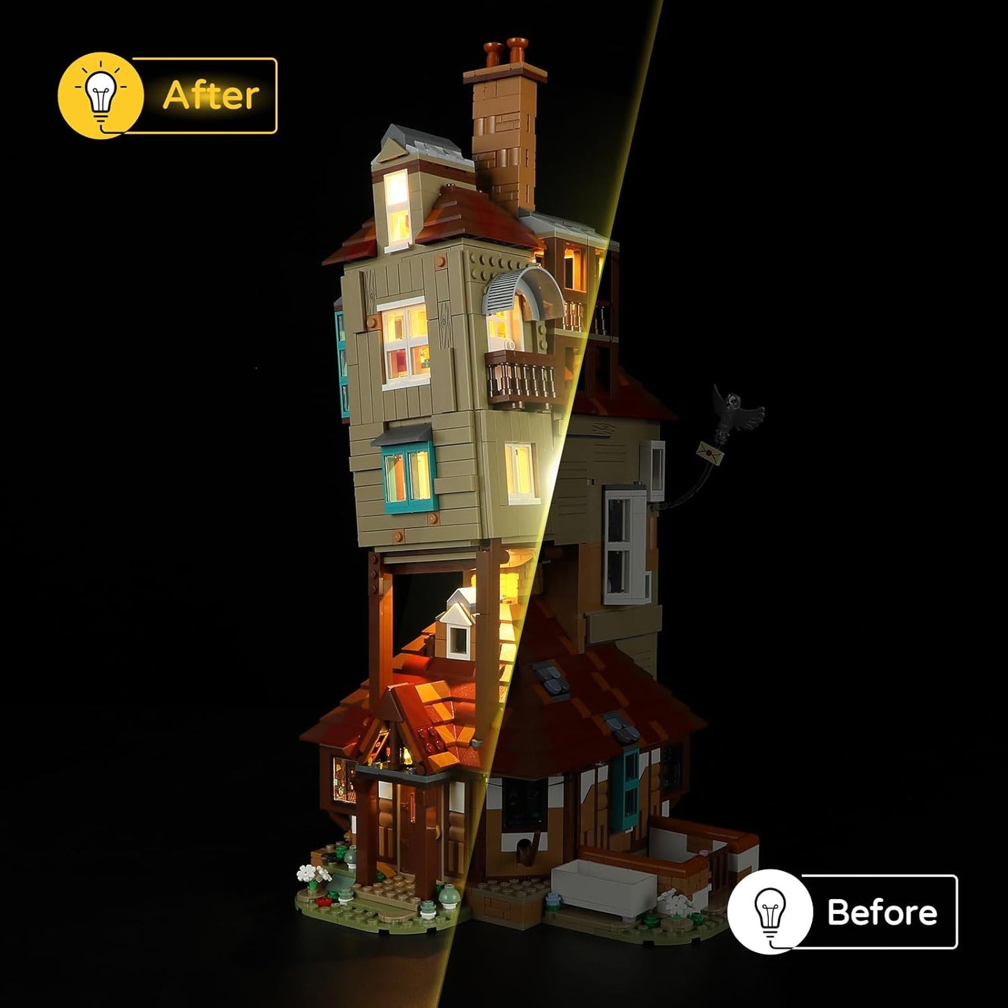 Light Kit for LEGO Harry Potter The Burrow – Collectors' Edition 76437