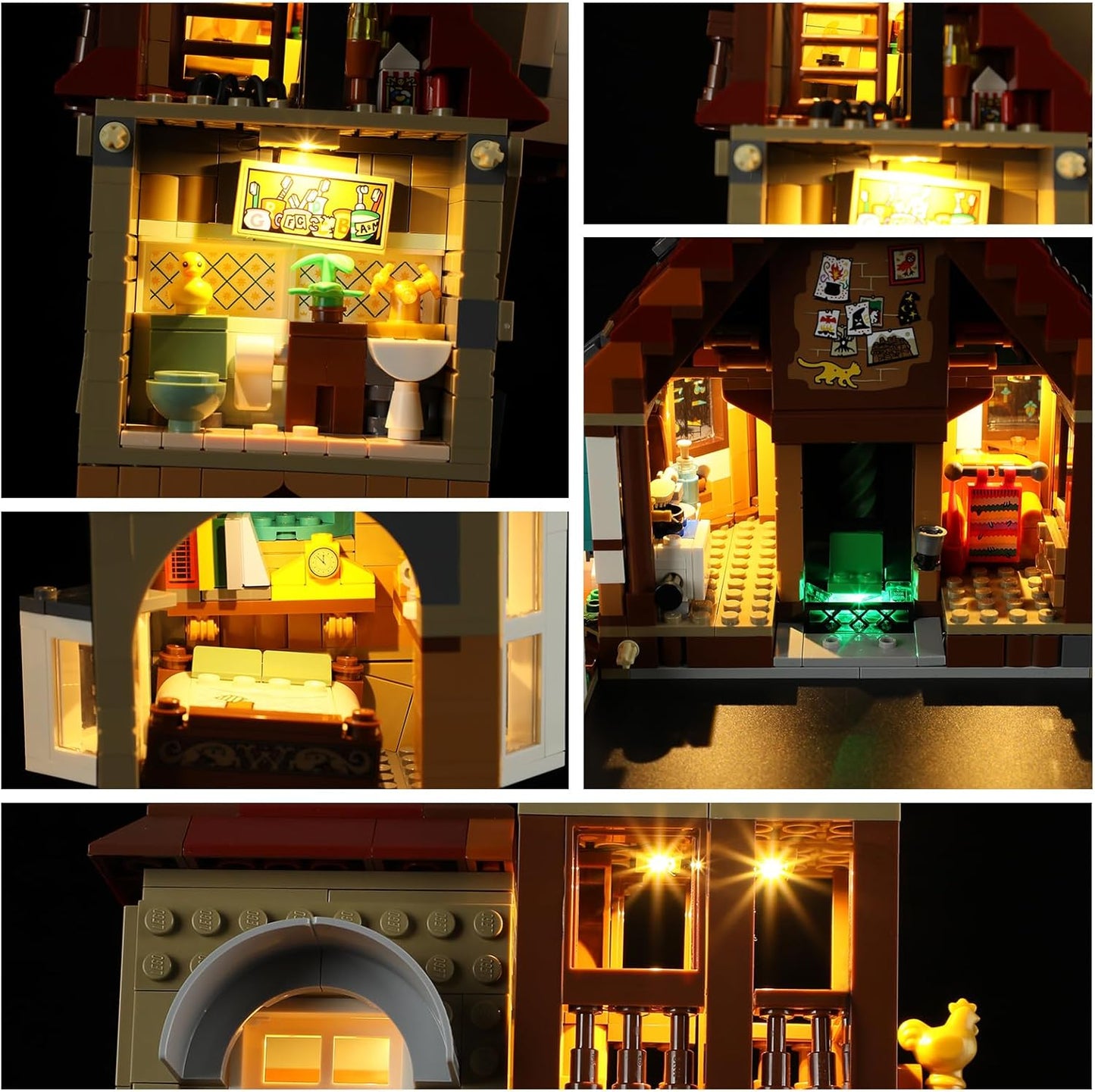 Light Kit for LEGO Harry Potter The Burrow – Collectors' Edition 76437