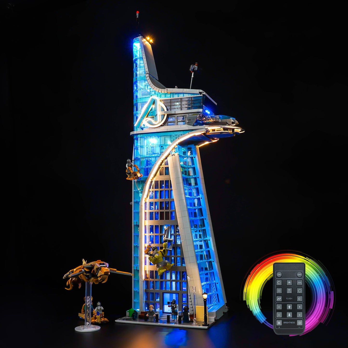 Light Kit For Avengers Tower 76269
