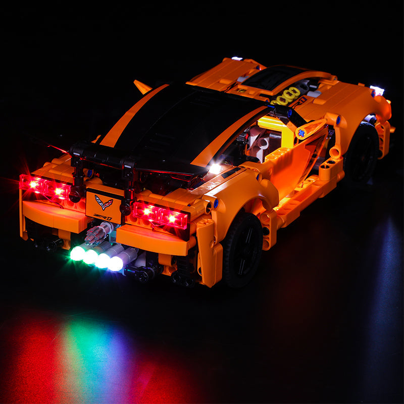 Light Kit for LEGO Technic Chevrolet Corvette ZR1 42093