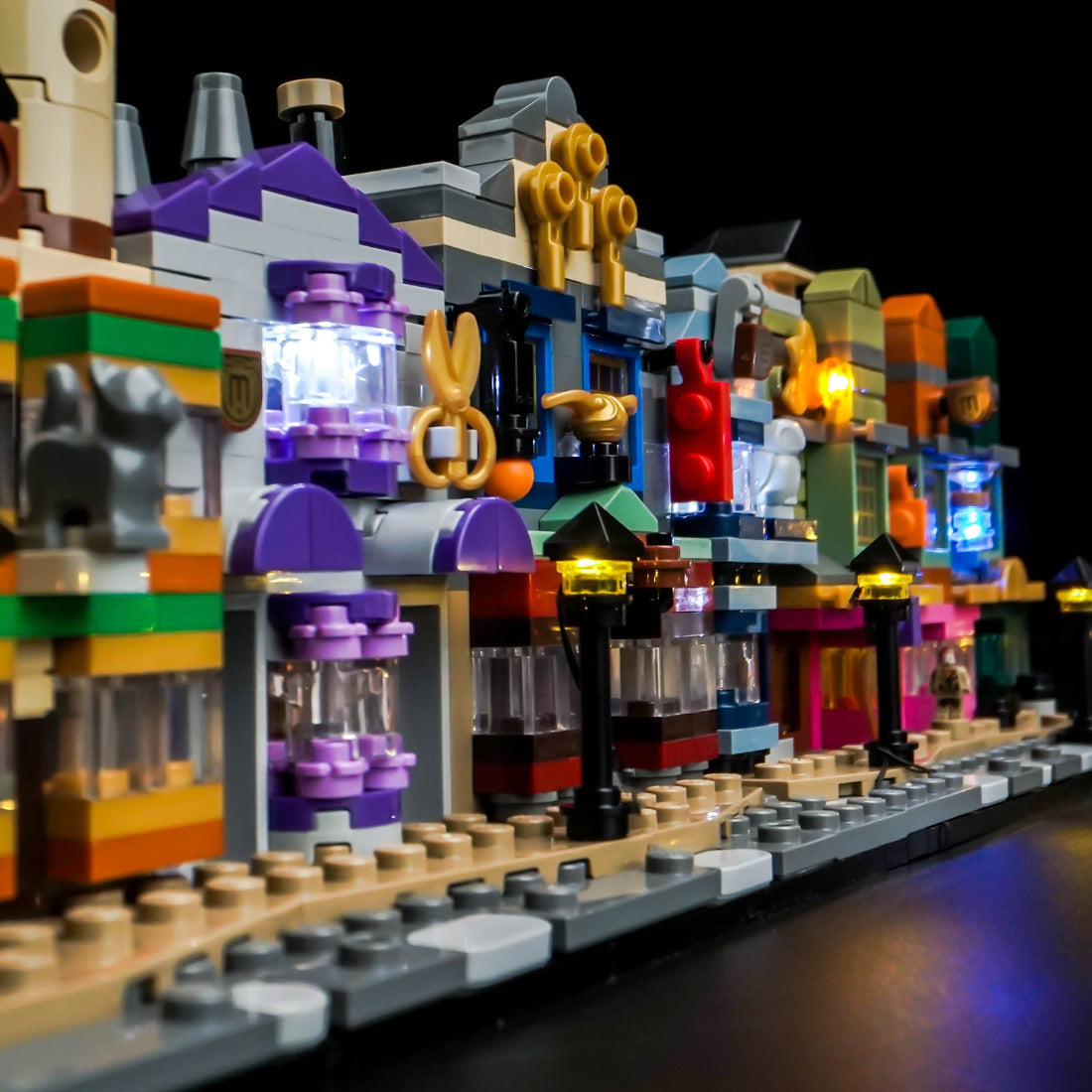 Light Kit for LEGO Harry Potter Diagon Alley Wizarding Shops 76444