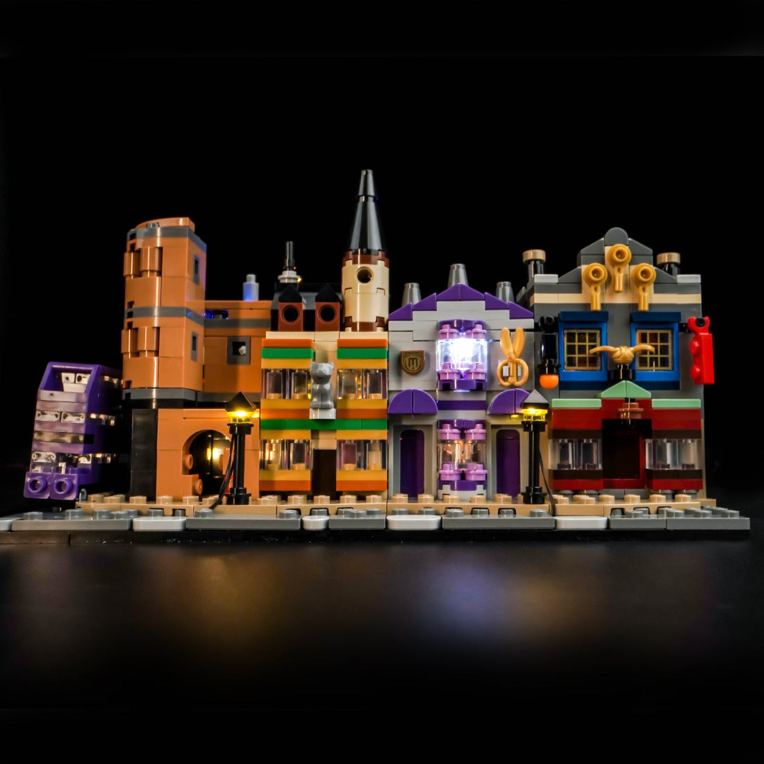 Light Kit for LEGO Harry Potter Diagon Alley Wizarding Shops 76444