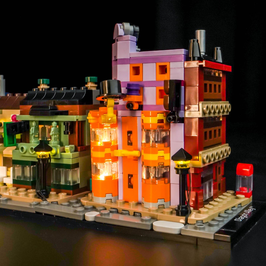 Light Kit for LEGO Harry Potter Diagon Alley Wizarding Shops 76444