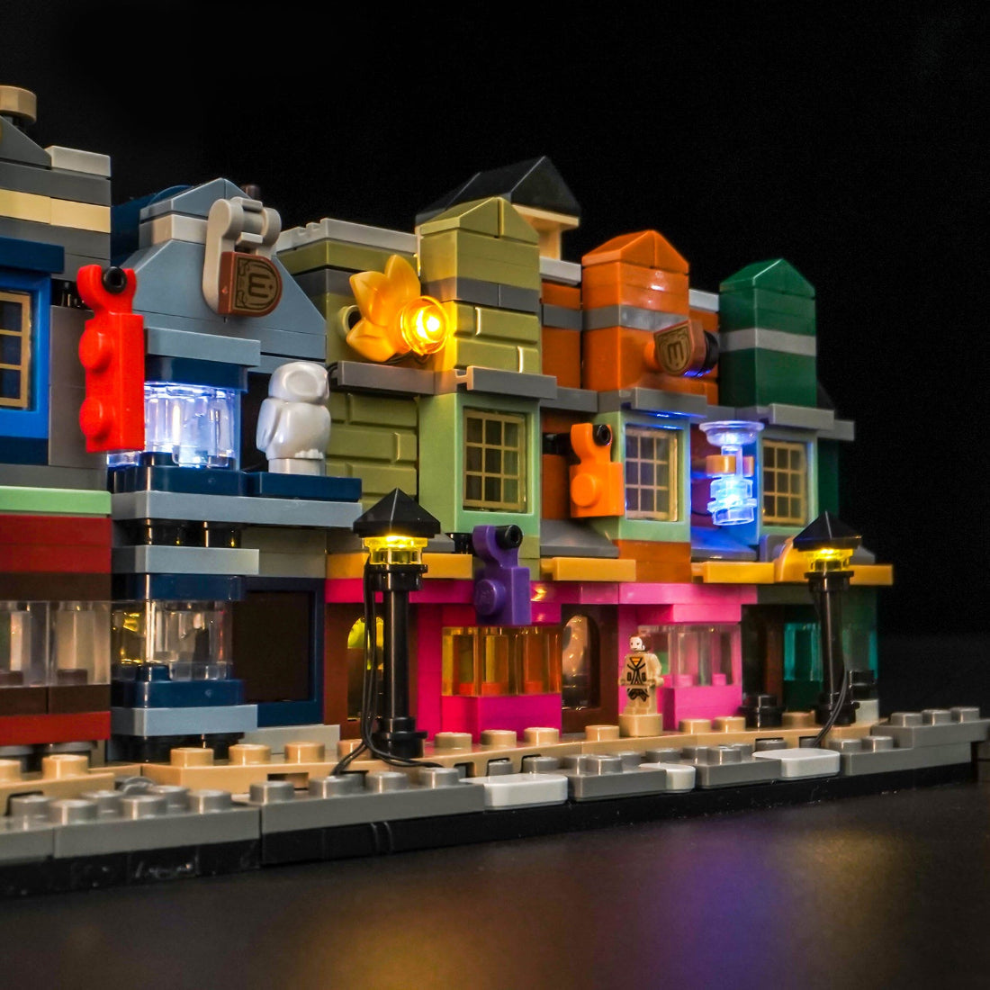 Light Kit for LEGO Harry Potter Diagon Alley Wizarding Shops 76444
