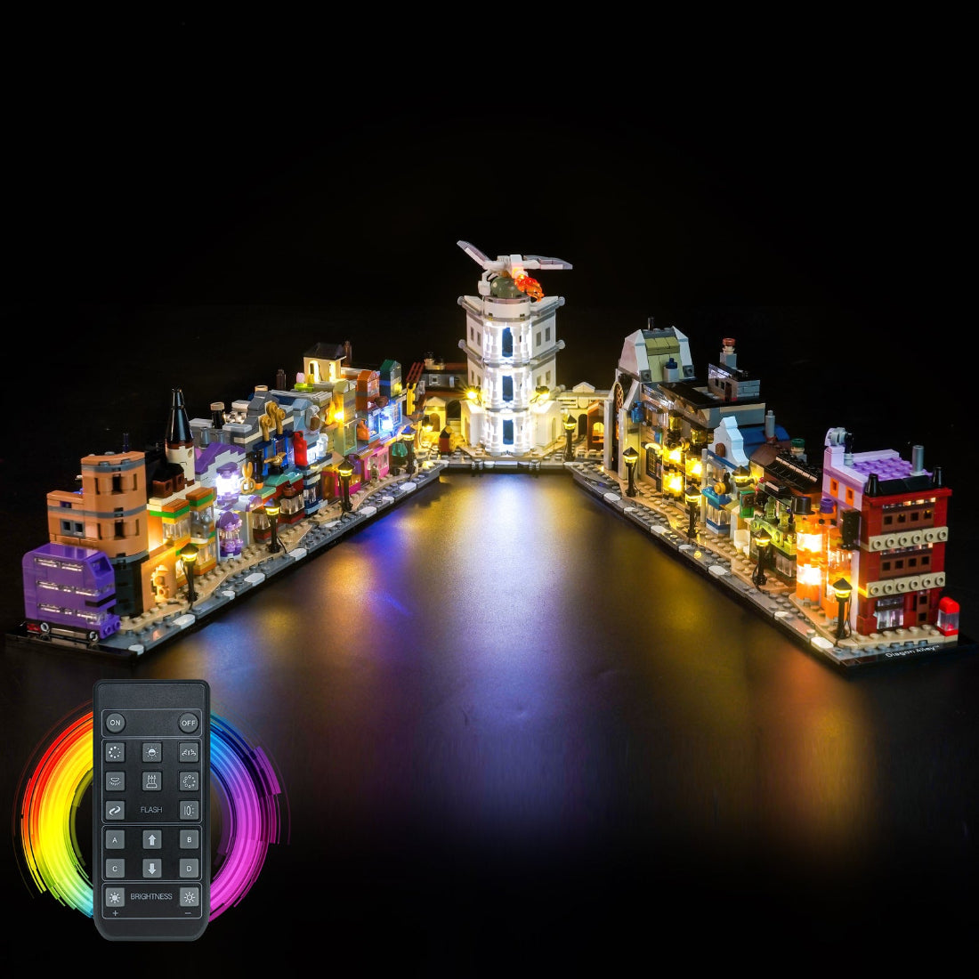 Light Kit for LEGO Harry Potter Diagon Alley Wizarding Shops 76444