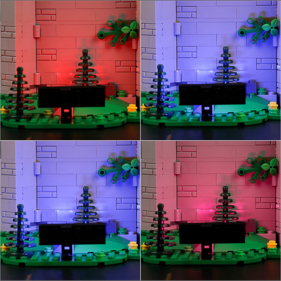 Light Kit for LEGO Icons Lion Knights' Castle 10305 Remote Control Version