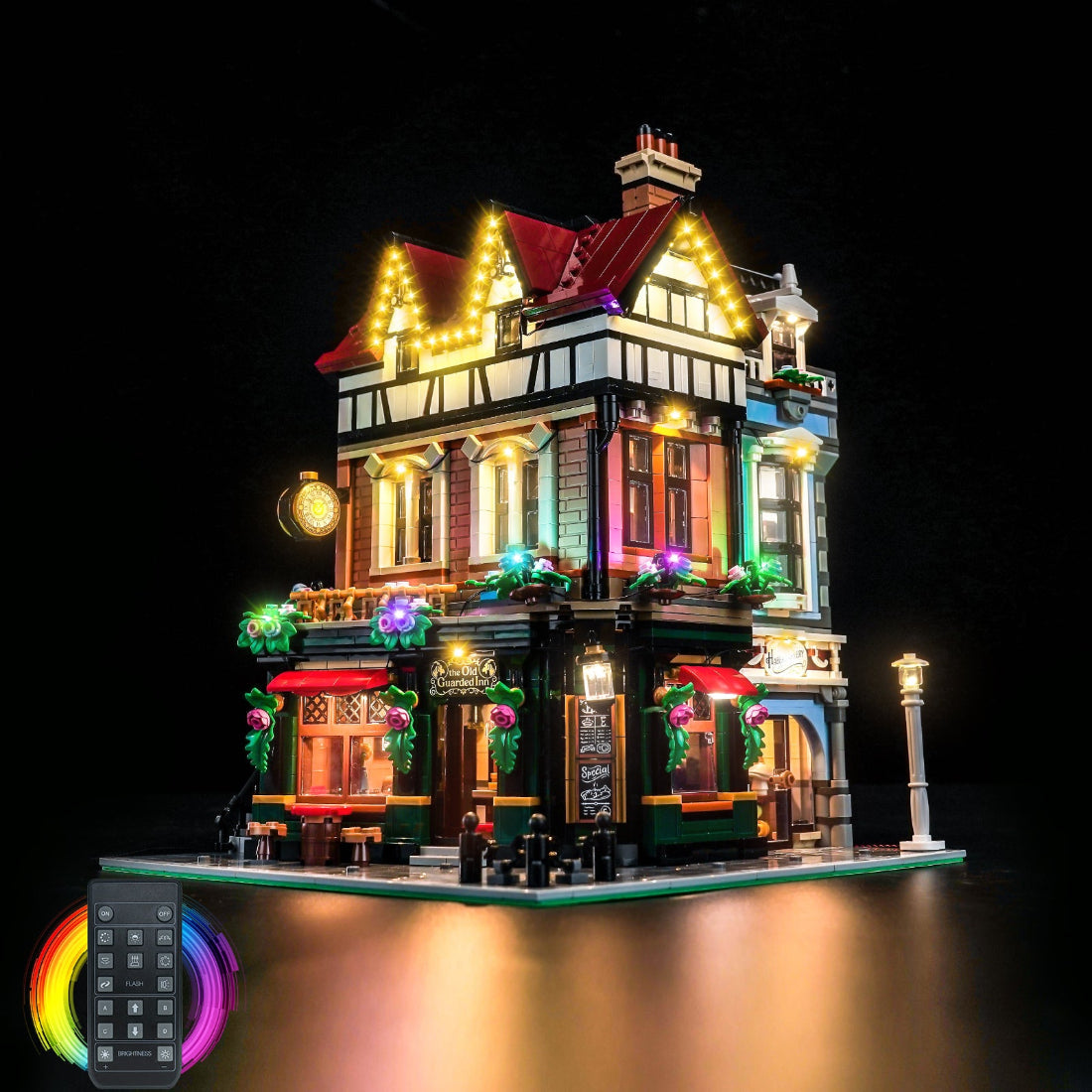 Light Kit for LEGO Icons Tudor Corner 10350