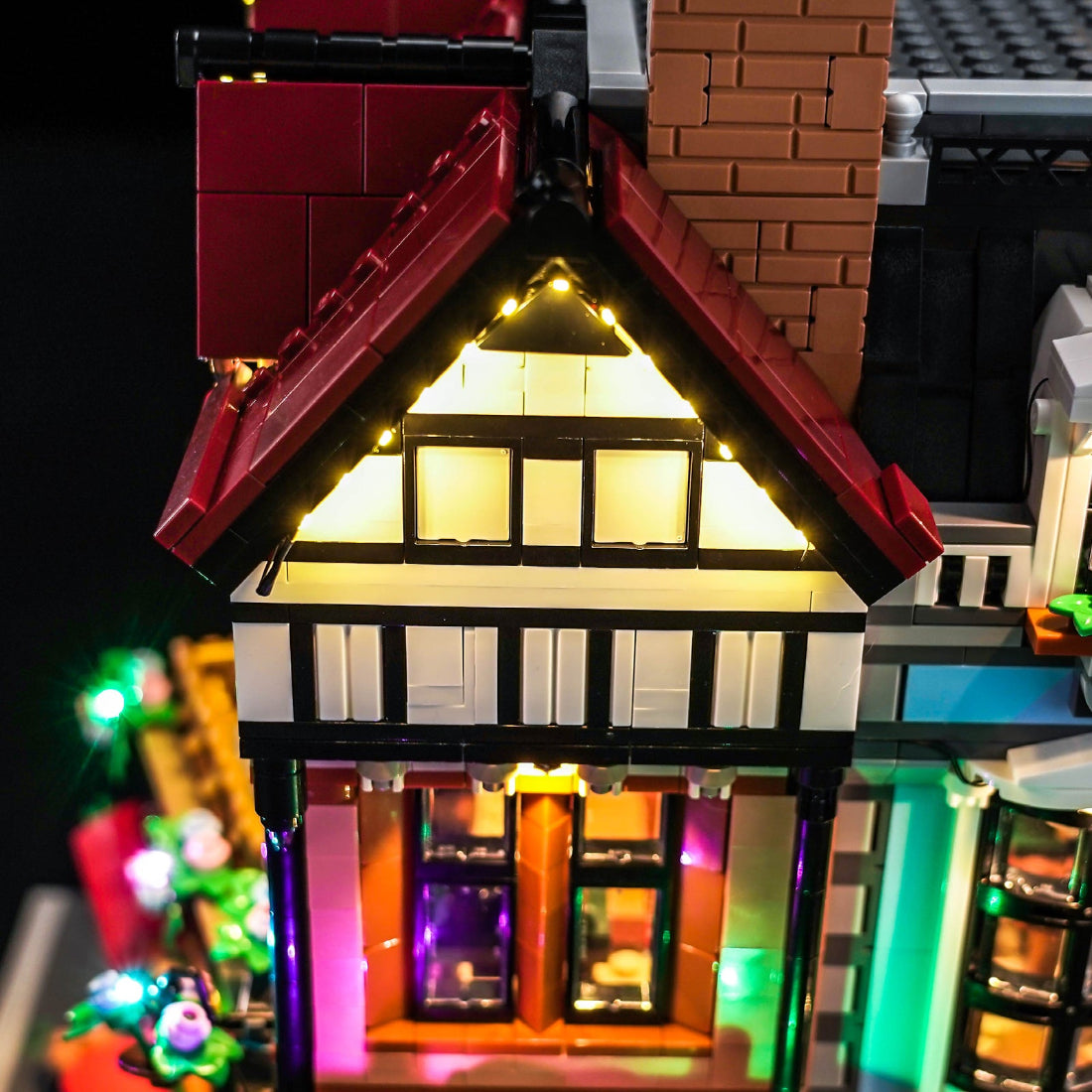 Light Kit for LEGO Icons Tudor Corner 10350