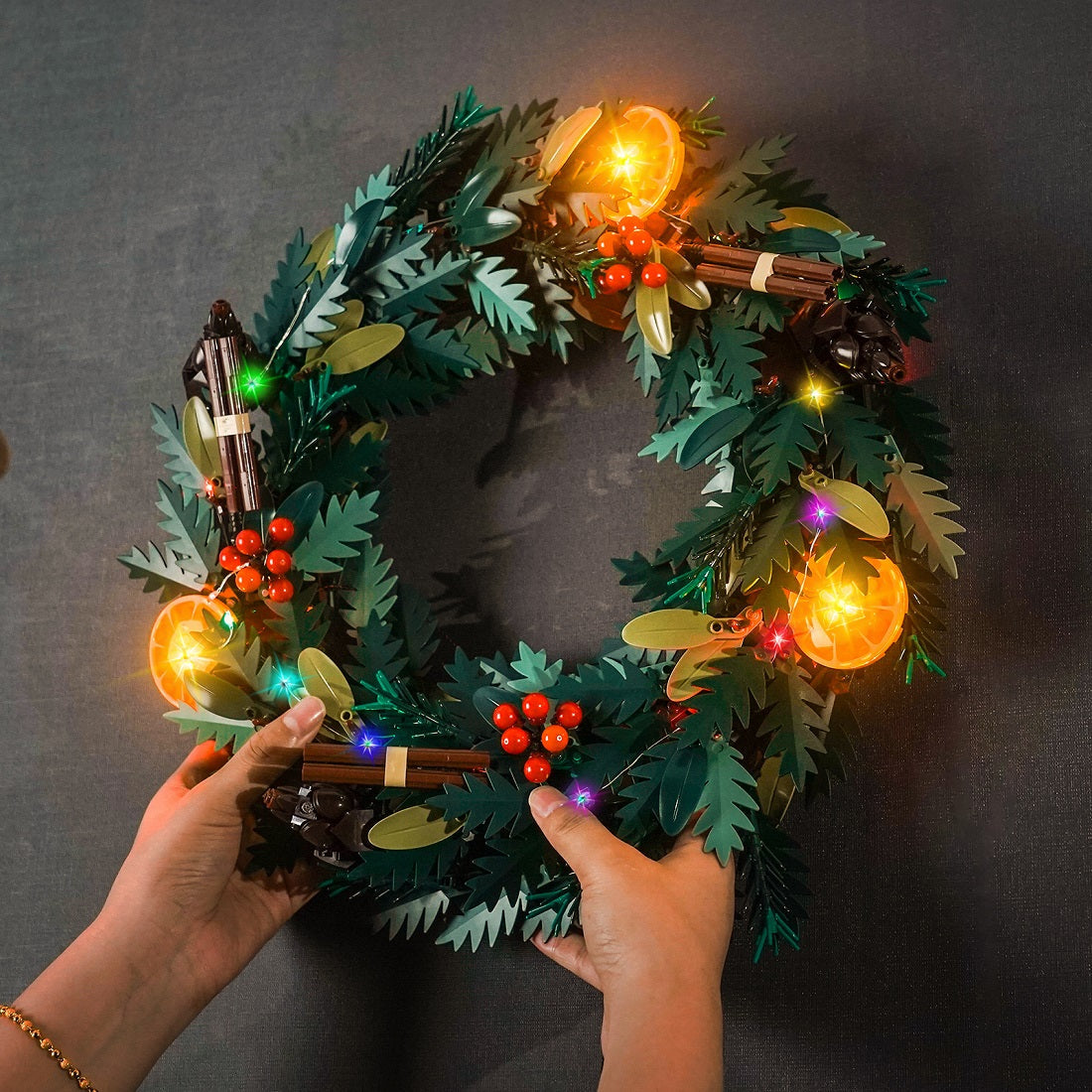 Light Kit for LEGO Icons Wreath 10340