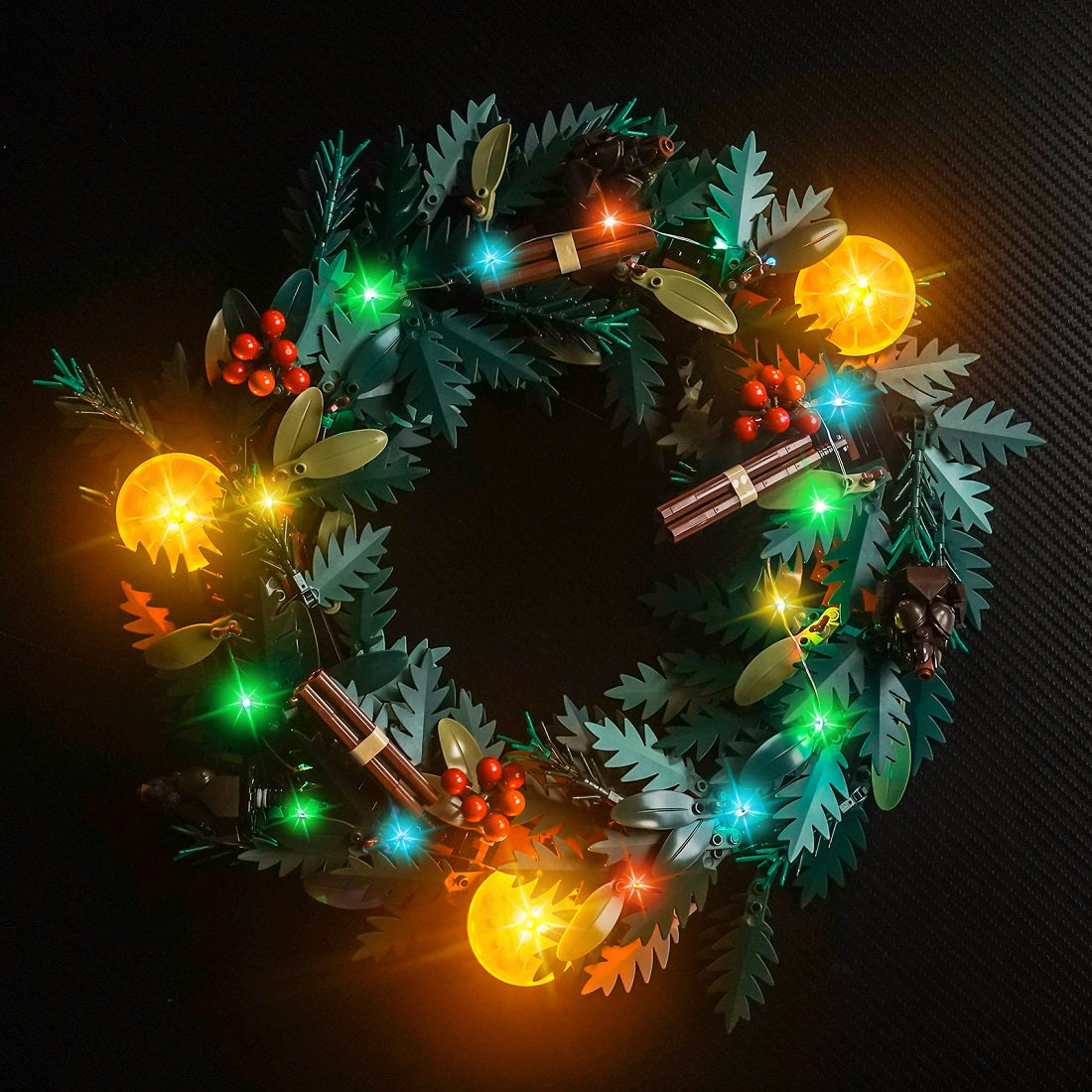 Light Kit for LEGO Icons Wreath 10340