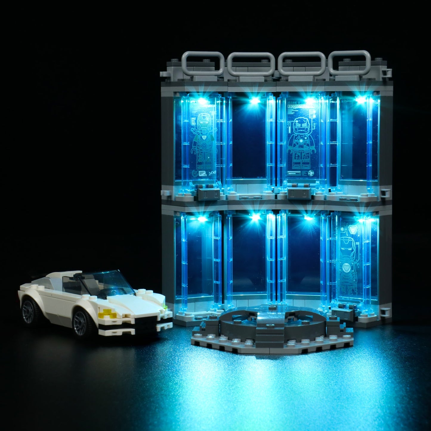 Light Kit For Iron Man Armory 76216